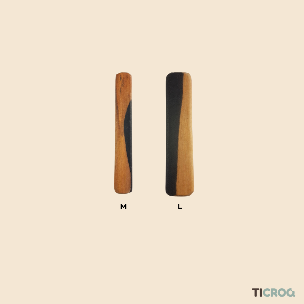 Jouet de Dentition en Bois d'Ébène – Naturel et Durable - Ticroq