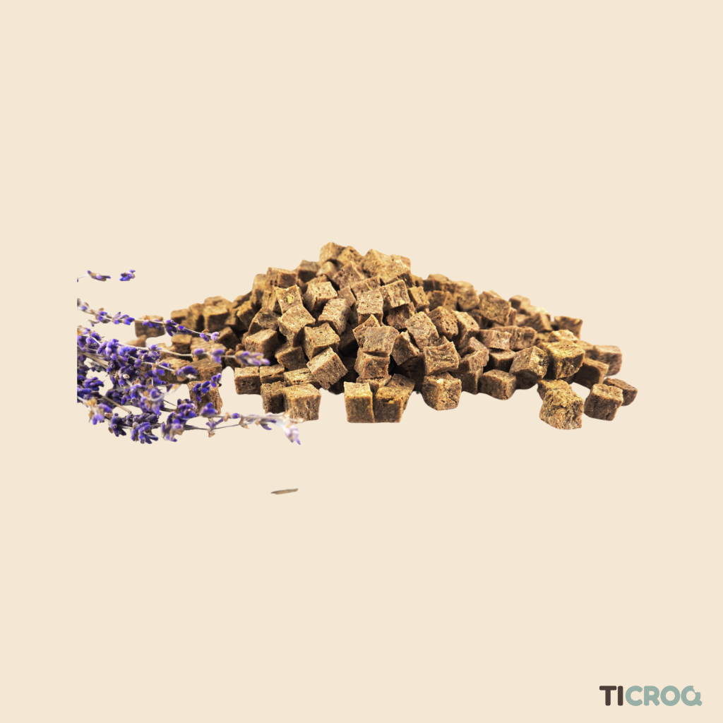 Friandises de Training Lapin & Végétal Anti-Stress – Naturelles et Apaisantes - Ticroq